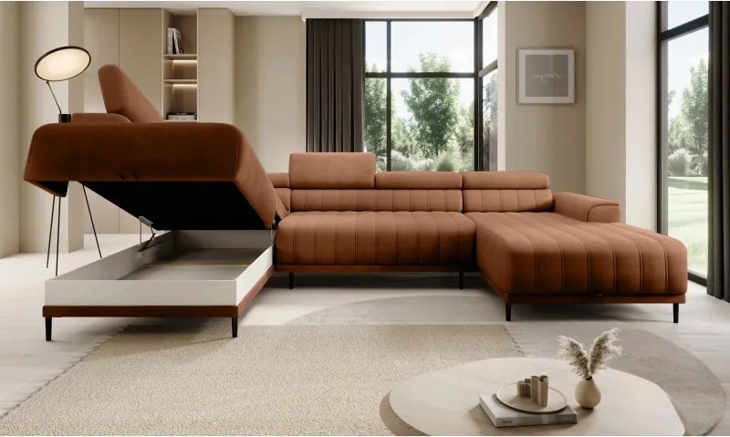 Narożnik CALDO XL z funkcją spania WERSAL