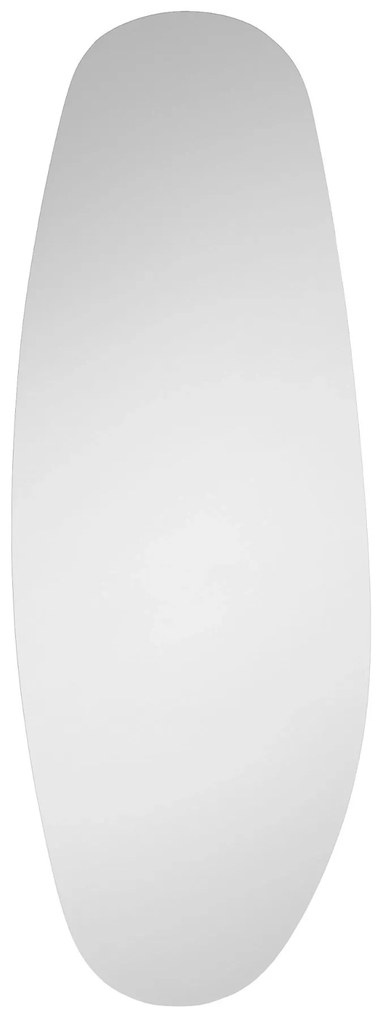 Lustro owalne bez podświetlenia bezramowe 55 x 150 cm DELIS | Różne kolory szkła : Kolor - Srebro