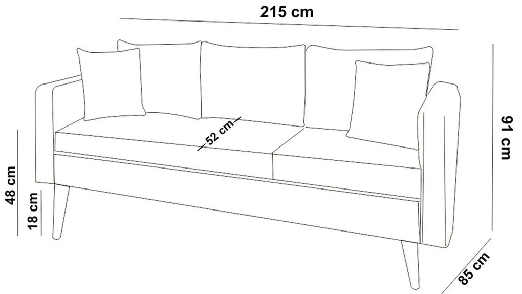 Sofa Sofia Antracyt