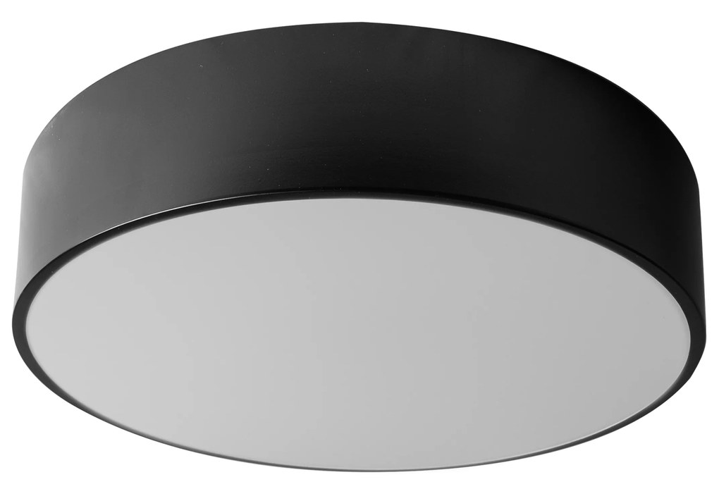 Lampa Plafon 30cm Okrągła Sufitowa app640-3c Czarna