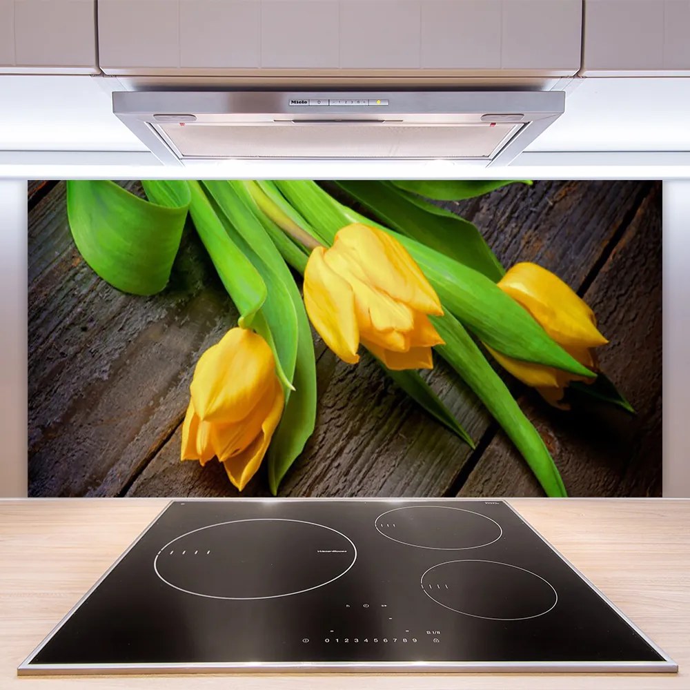 Szkło nad Blatem Klasyczny Bukiet Tulipanów