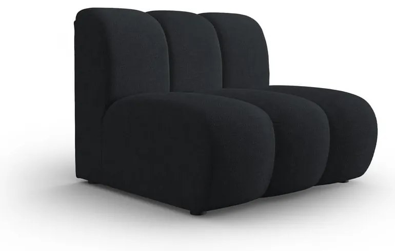 Czarny moduł sofy Lupine – Micadoni Home