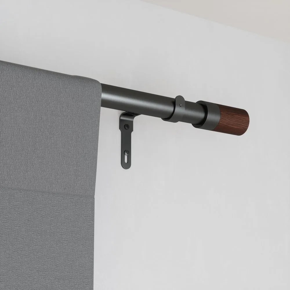 Stalowy regulowany karnisz 183 - 366 cm Blok – Umbra