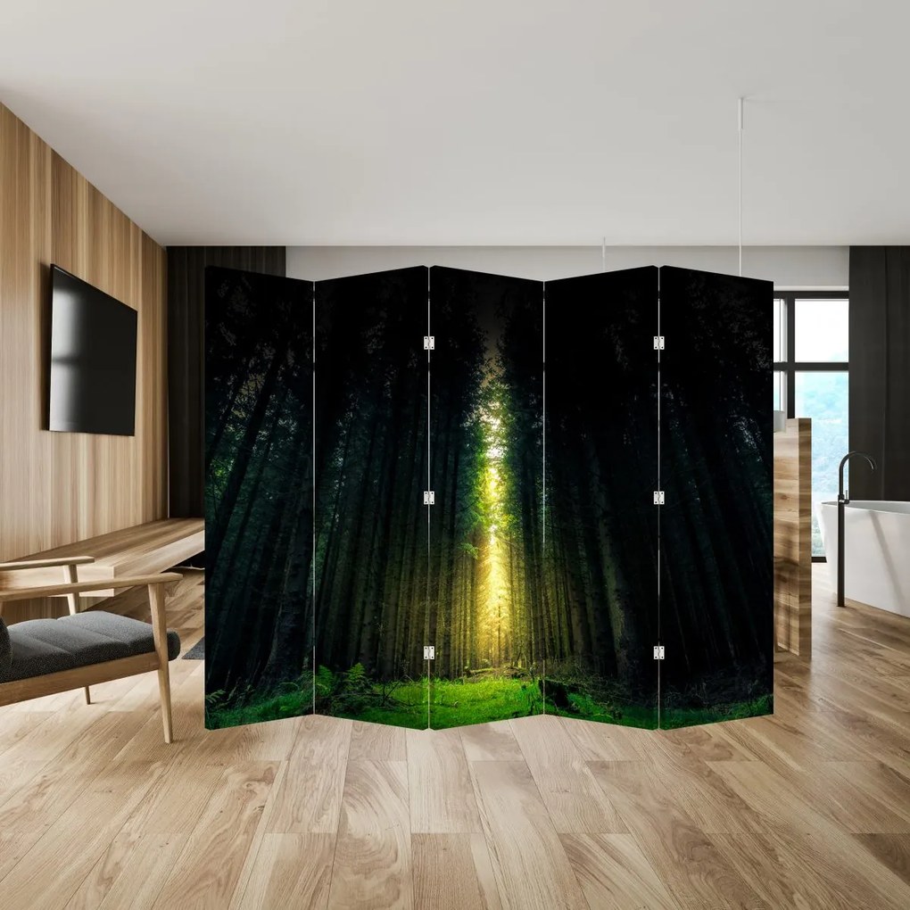 Parawan - Ciemny Las (210x170 cm)