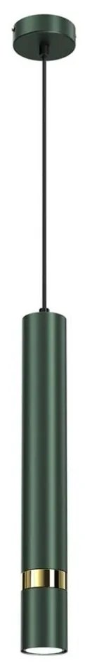 Żyrandol na lince JOKER 1xGU10/25W/230V zielony/złoty