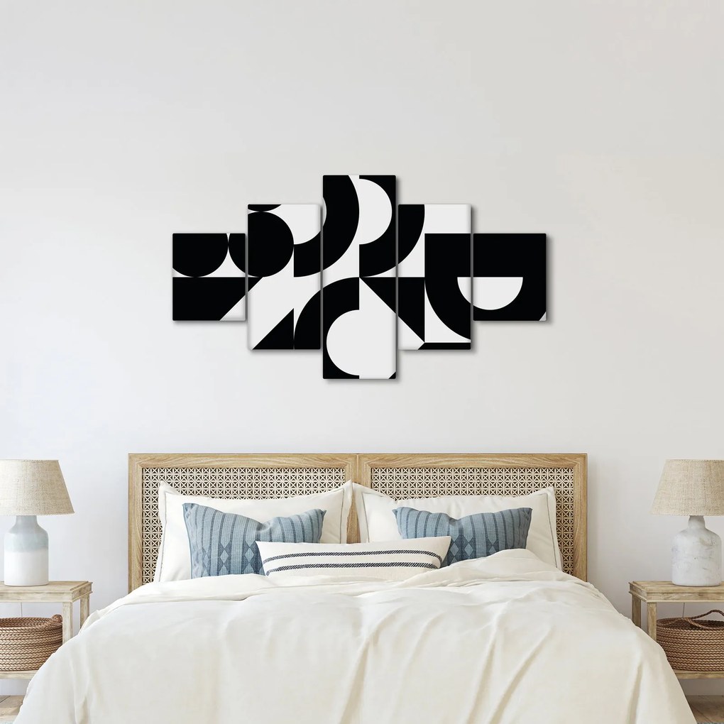 Obraz - Abstrakcja geometryczna N⁰2 (125x70 cm)