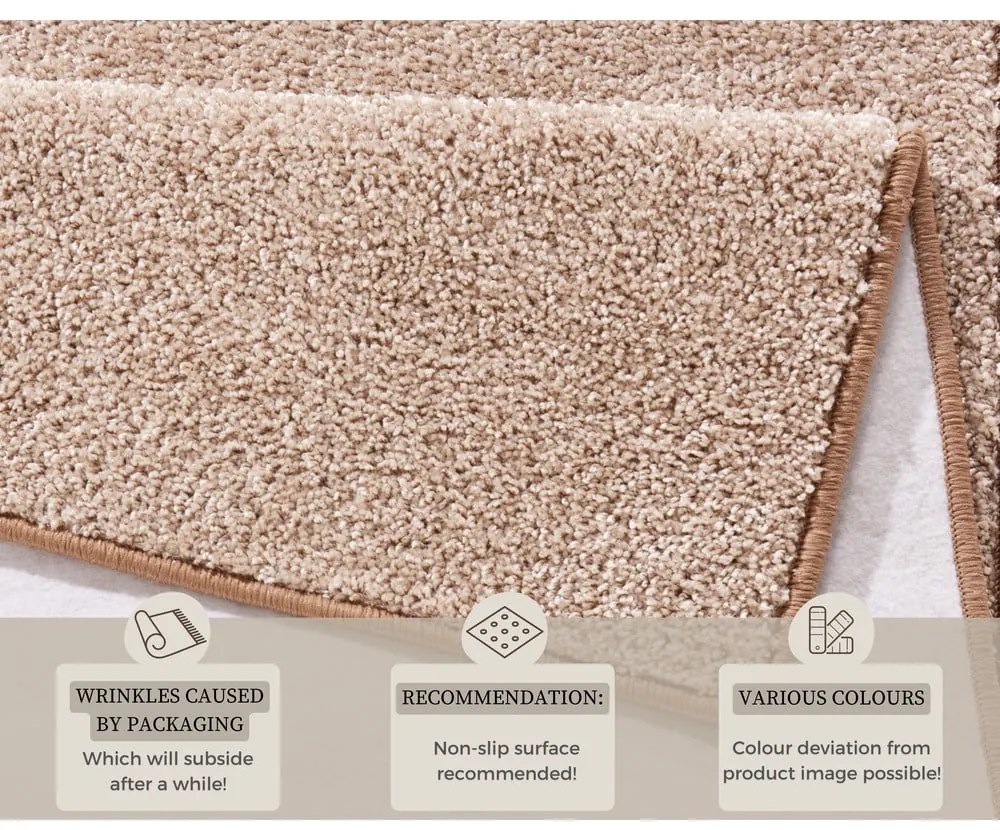 Beżowy chodnik Hanse Home Pure, 80x300 cm
