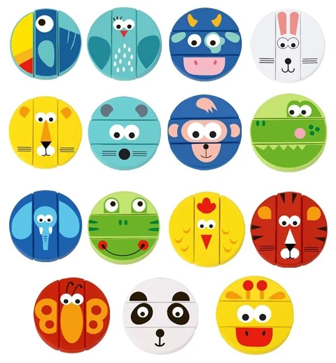 Tooky toy gra zręcznościowa klocki zwierzęta certyfikat fsc