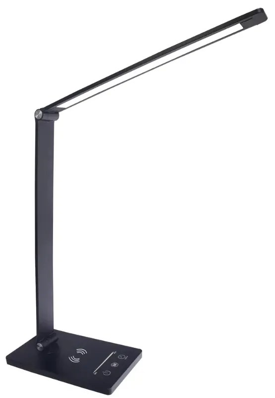 Czarna lampka z ładowarką do telefonu K325 Z5-A35