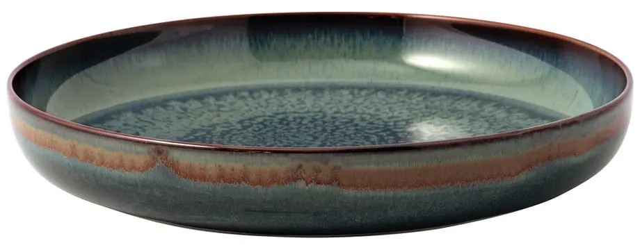 Zielony głęboki porcelanowy talerz ø 21,5 cm Crafted Breeze – like | Villeroy & Boch