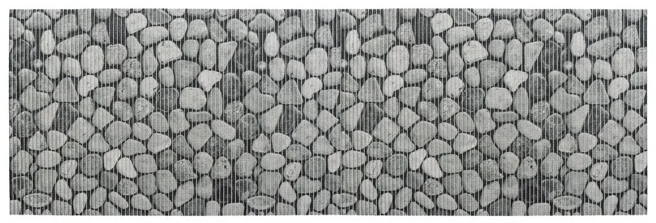 Szary plastikowy dywanik łazienkowy 65x200 cm Sassi – Wenko