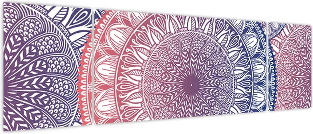 Obraz z mandali (170x50 cm)