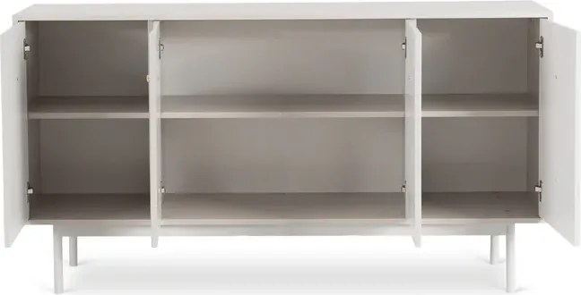 Komoda do Salonu MARLEN 155 cm Kaszmir Czterodrzwiowa Nowoczesna