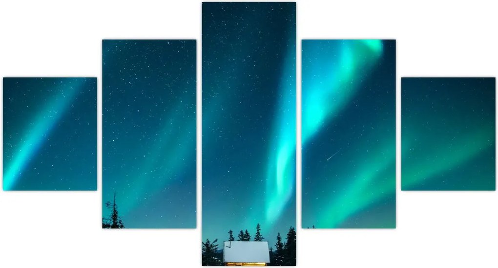 Obraz - Aurora Borealis (125x70 cm)
