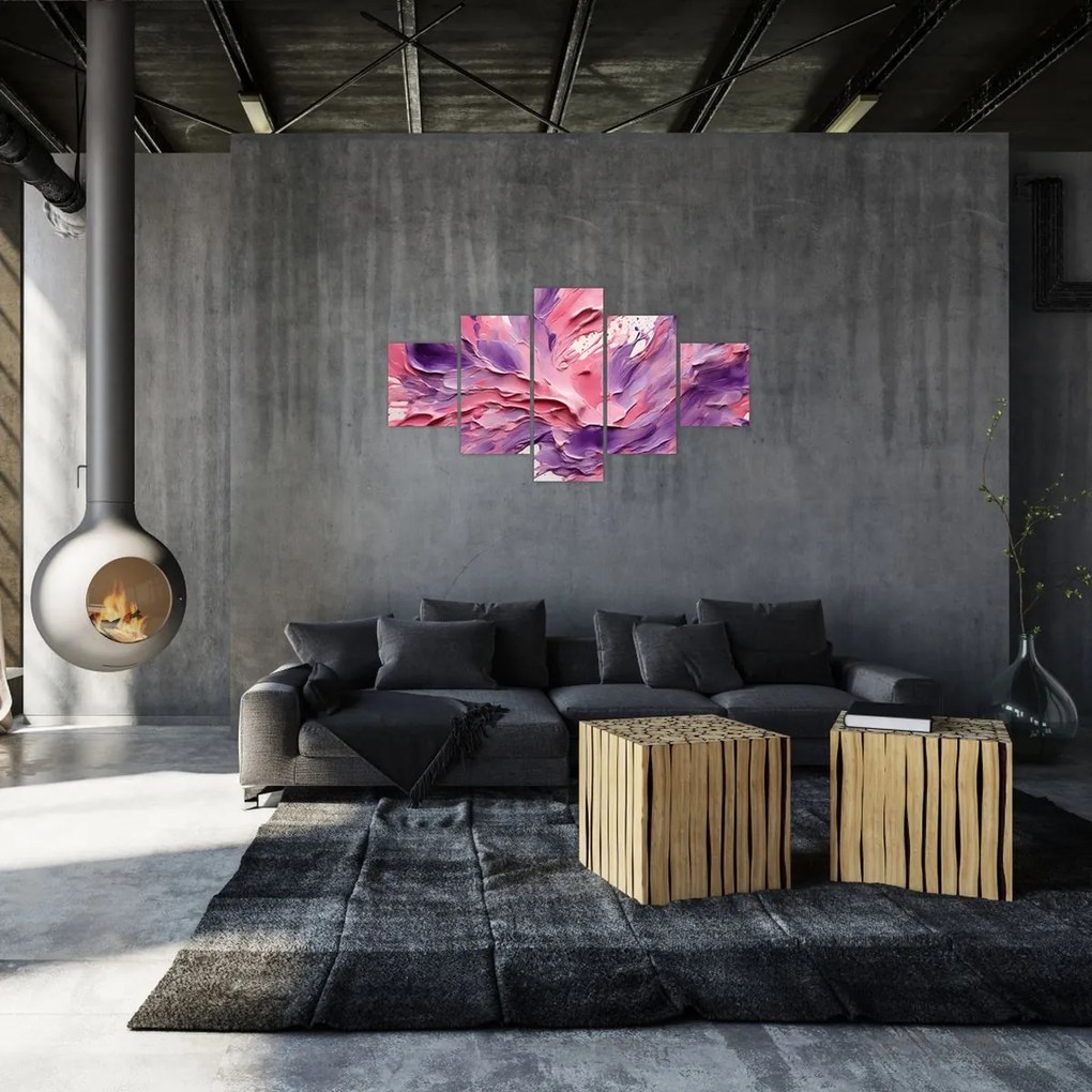 Obraz - Romantyczna abstrakcja (125x70 cm)