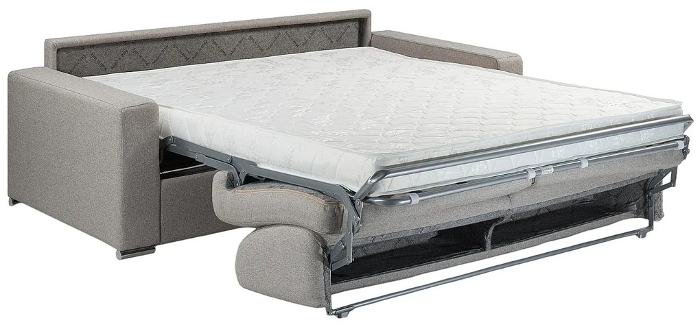 Kanapa 2-osobowa z ekspresowym mechanizmem rozkładania z tkaniny CALITO - Niebieski - Wymiary miejsca do spania: 120 cm - Materac 14 cm z pamięcią kształtu