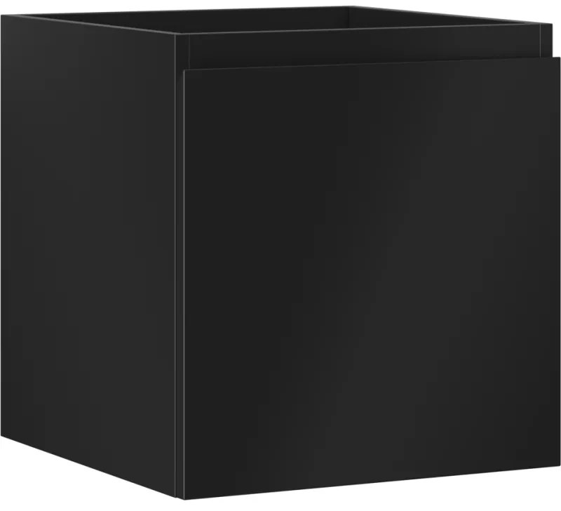 Mexen Orio szafka łazienkowa podumywalkowa 45 cm, 1 szuflada, czarna mat - 91A10-04547-1-BF71