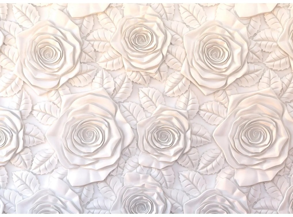Fototapeta XXL Wall of roses 360 x 254 cm, 8 części