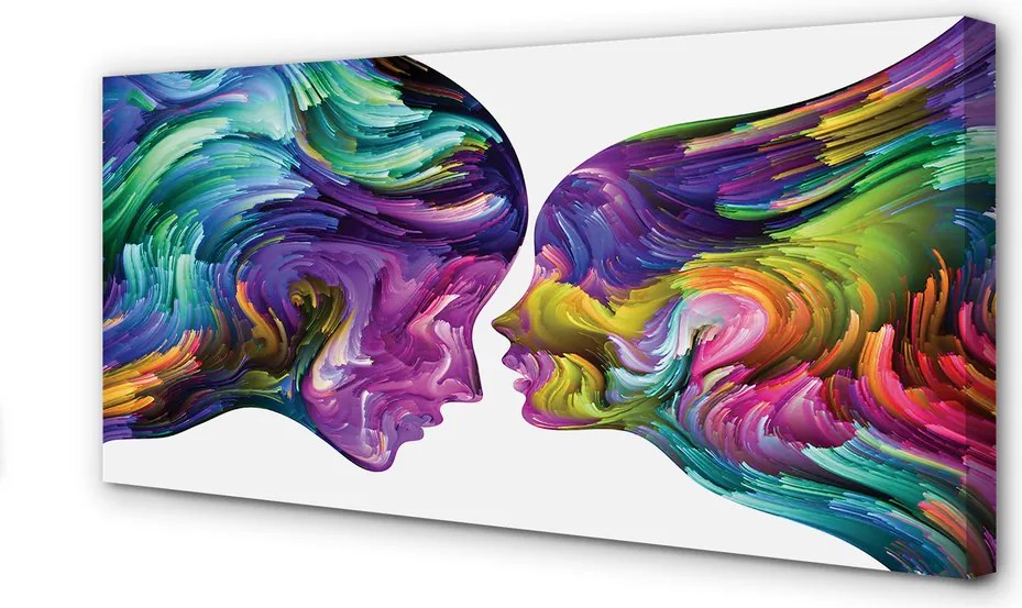 Duży obraz na płótnie Ludzie i Mazy