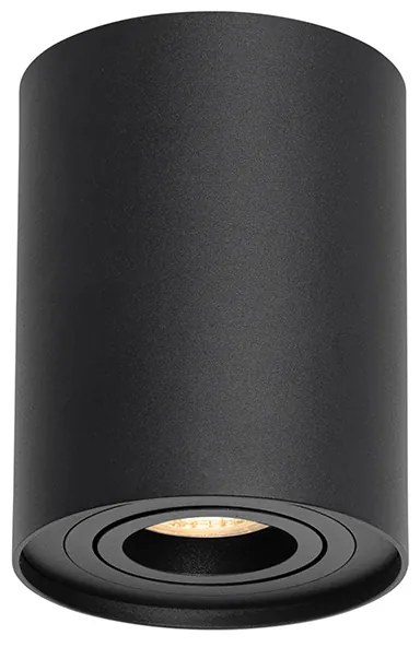 Inteligentny reflektor sufitowy czarny regulowany z WiFi GU10 - Rondoo up Nowoczesny Oswietlenie wewnetrzne