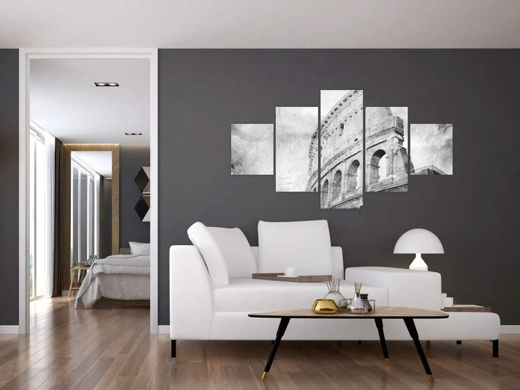 Obraz - Vintage pocztówka miasta N⁰1 (125x70 cm)
