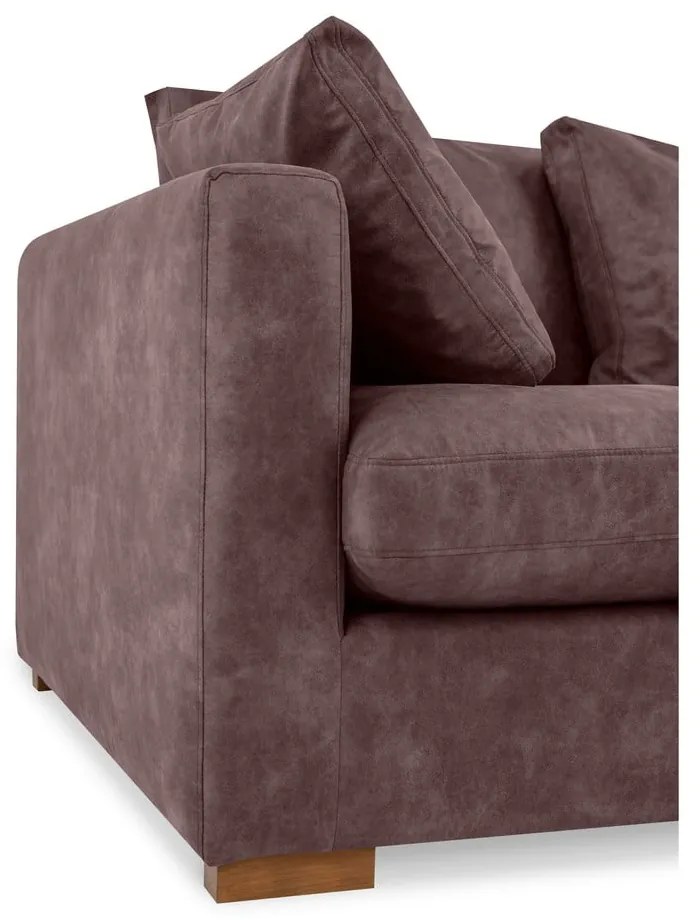 Ciemnobrązowa sofa 266 cm Comfy – Scandic