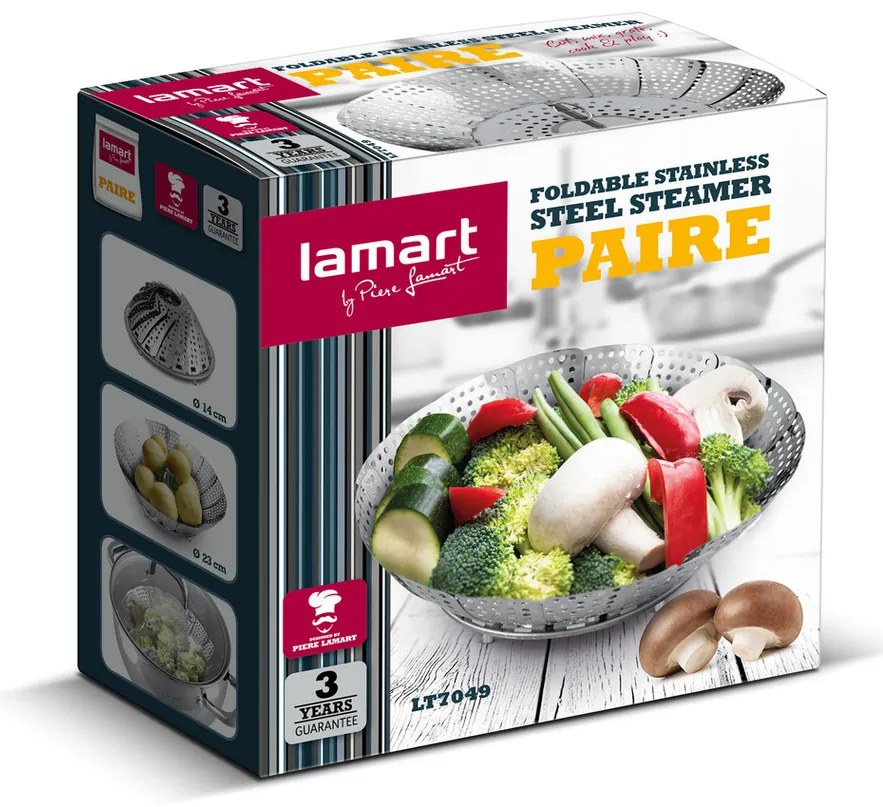 Lamart LT7049 sito do ogrzewania na parze Paire, 23 cm