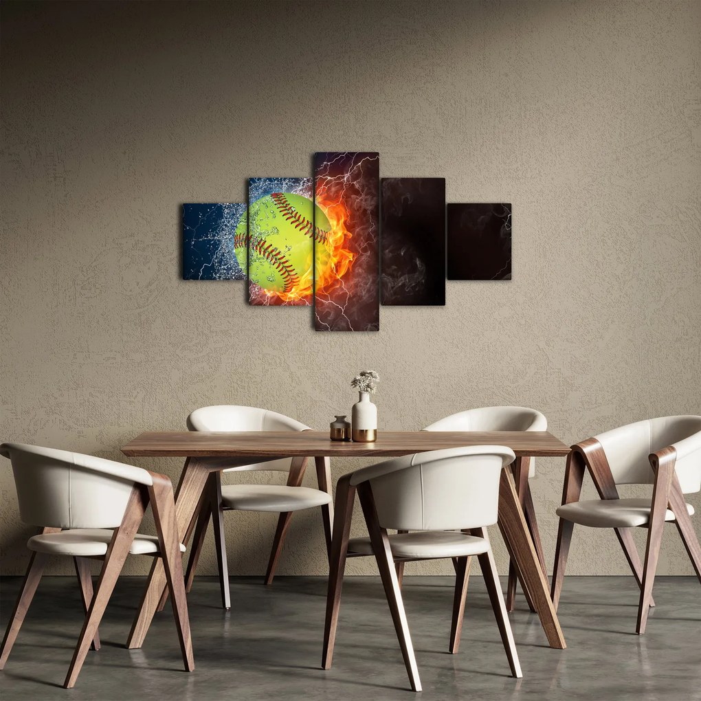 Obraz - Piłka tenisowa (125x70 cm)