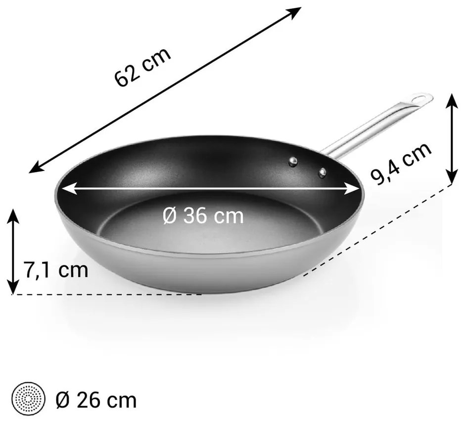 Patelnia aluminiowa z powłoką nieprzywierającą ø 36 cm GrandChef+ – Tescoma