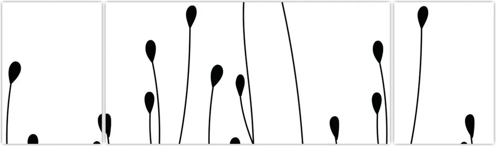 Obraz - Łąka graficzna N⁰1 (170x50 cm)
