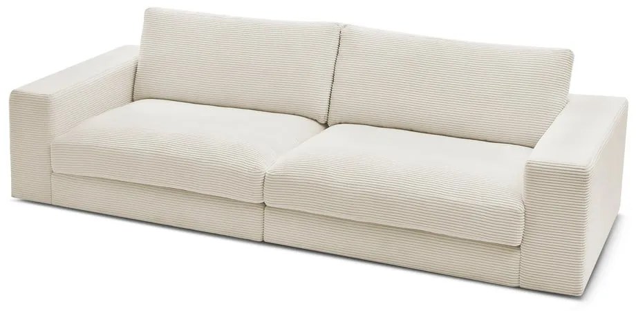 Beżowa sztruksowa sofa 274 cm Leonard – Bobochic Paris