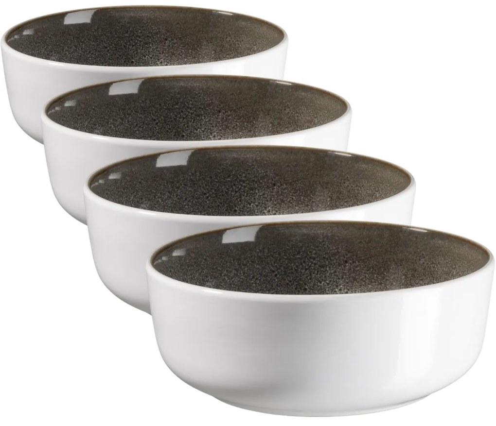 Zestaw misek Lunaria Brown 15,5 cm, 4 sztuki, 15,5 cm