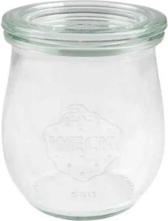 Weck 6-częściowy zestaw słoików do wekowania Tulpe 1062 ml z akcesoriami, śr. 100 mm