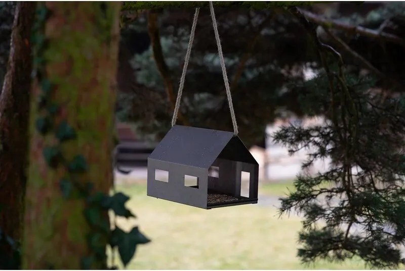 Casa Karmnik dla ptaków 30 x 21 x 23 cm, corten CORGARDEN 1040