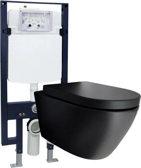 Kompletny zestaw WC 42: Miska WC wisząca B-8030R