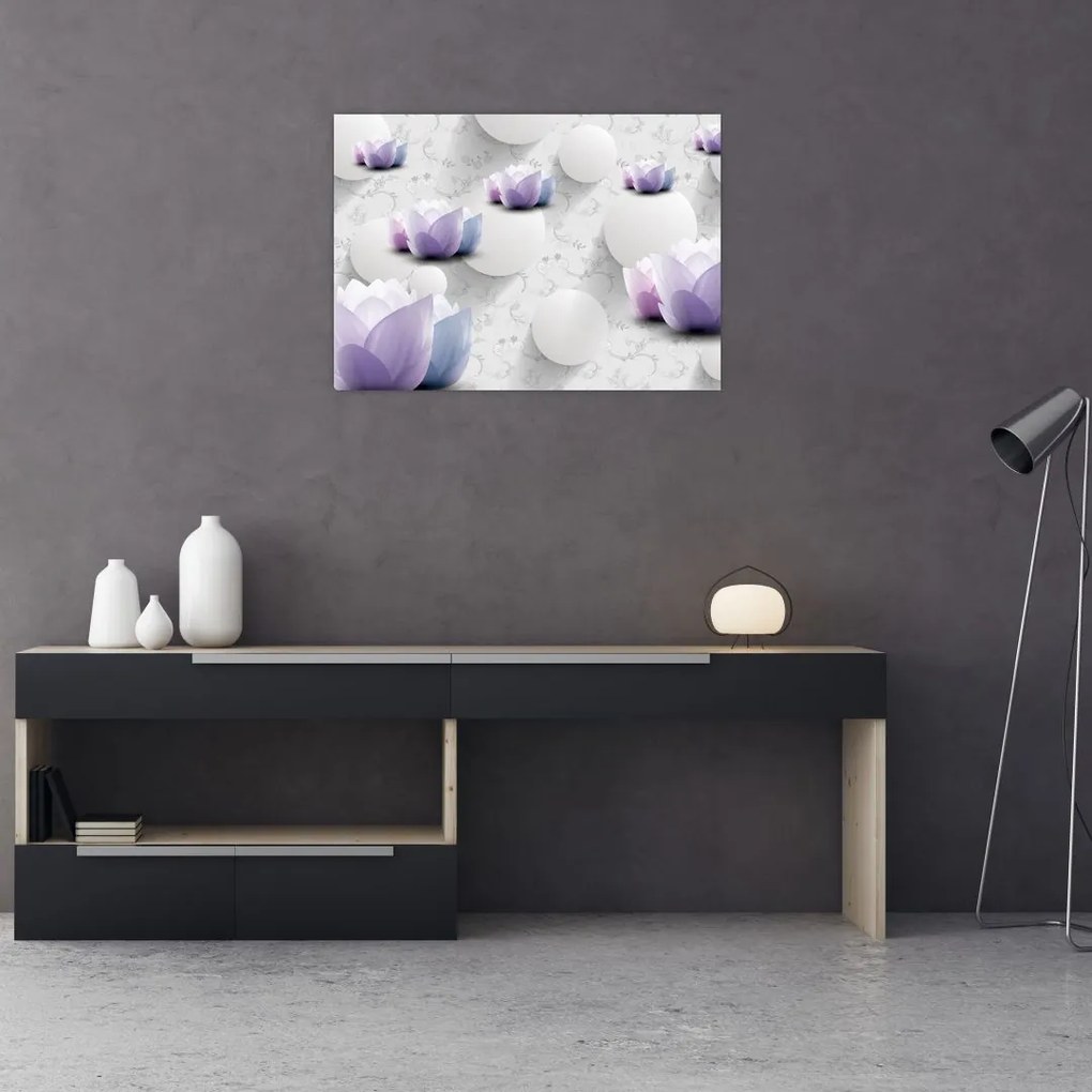 Obraz z kwiatami (70x50 cm)