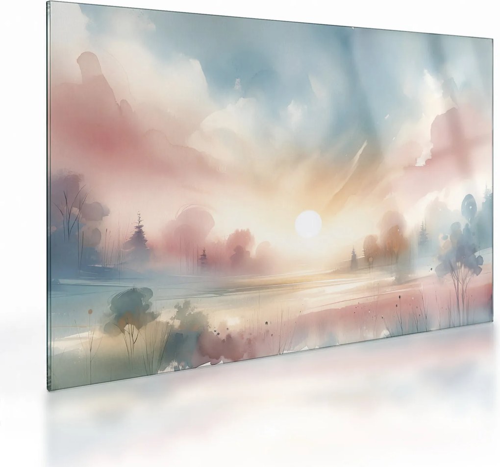 Obraz na szkle - Elegancki krajobraz (70x50 cm)