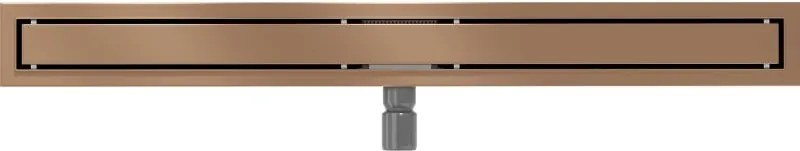Mexen Flat M13 odpływ liniowy 2w1 100 cm, miedź szczotkowana - 1C10100-15