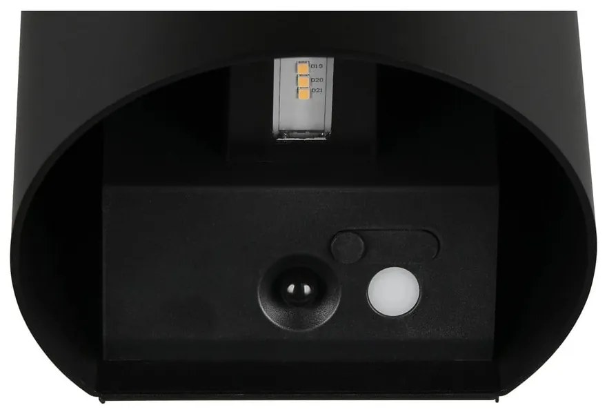 Lampa zewnętrzna ścienna LED z czujnikiem ruchu na USB (wysokość 10 cm) Genie – Trio