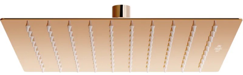 Mexen Slim deszczownica 25 x 25 cm, różowe złoto - 79125-60