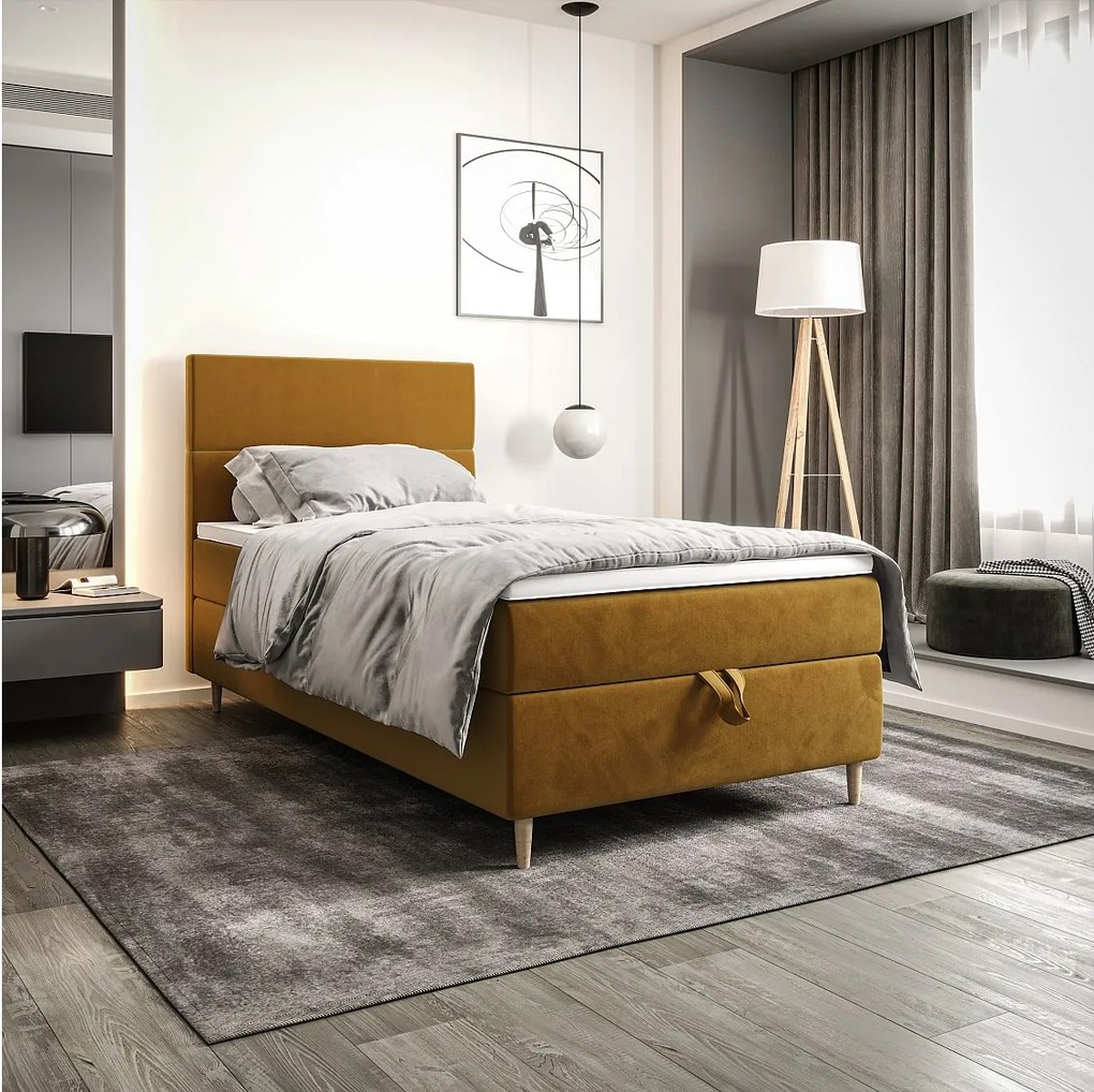 Łóżko kontynentalne FLO 90x200 Itaka 33