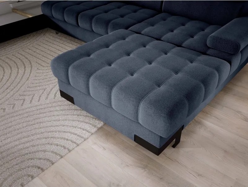 Narożnik SELVA XL Prawostronny z funkcją spania i pojemnikiem AUSTIN 15 WERSAL