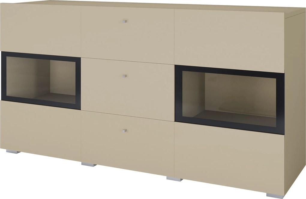 Komoda BAROLO 132 cm do Salonu Sypialni Beż jasny