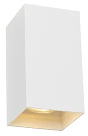 Designerska kwadratowa lampa ścienna biała - Sabbir