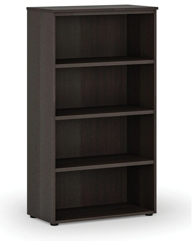 Regał biurowy PRIMO 2023, 1335 x 800 x 640 mm, wenge