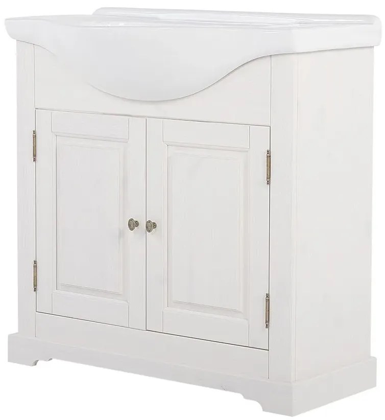 Biała szafka pod umywalkę K3-D39