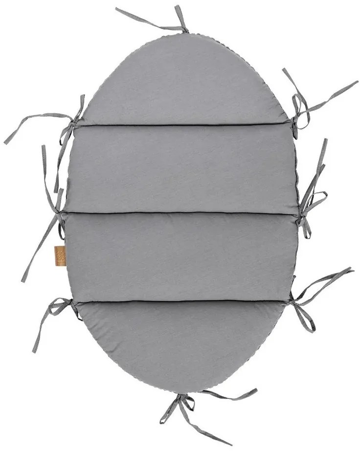 Szary kokon dla niemowląt 47x70 cm – Meowbaby