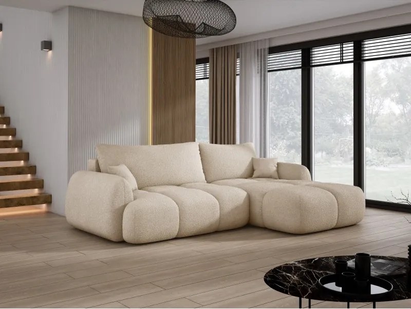 Narożnik COCO WIND z funkcją spania poduszkami i pojemnikiem NOW OR NEVER 06 WERSAL