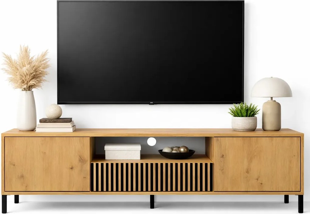 Rtv szafka na nóżkach dąb artisan E8-B22