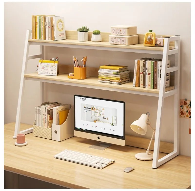 Wielofunkcyjna półka 3-poziomowa VERTEX biały/dąb